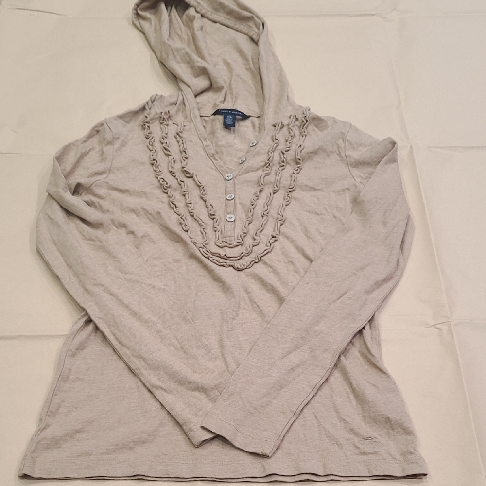 Tommy Hilfiger Light Tan Hooded Top